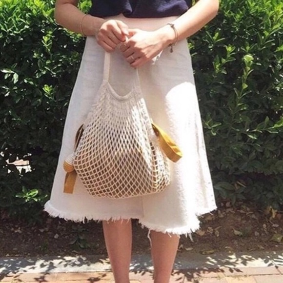 French Market Net Short Handle Tote - Picture 3 of 7